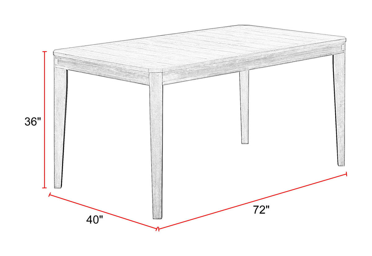 Breckenridge - Dining 72" Counter Height Table - Medium Brown